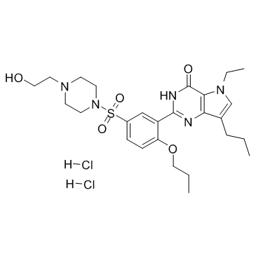 Mirodenafil dihydrochloride图片