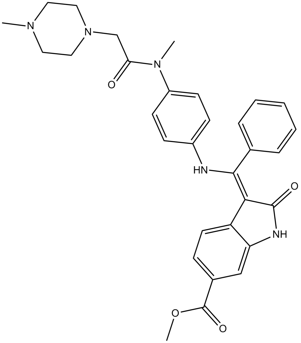 Nintedanib(BIBF 1120)图片