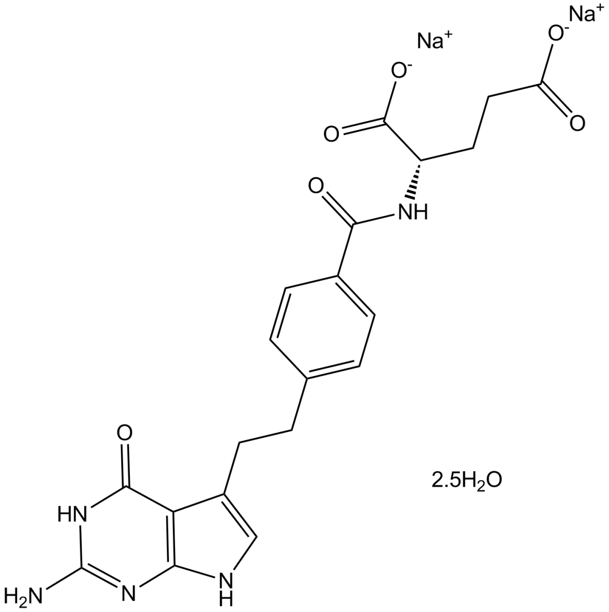 Pemetrexed disodium hemipenta hydrate图片