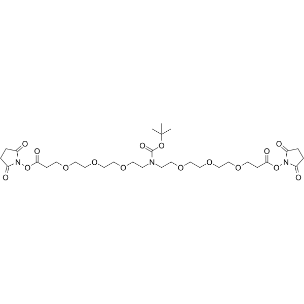 N-Boc-N-bis(PEG3-NHS ester)图片