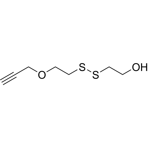 Propargyl-PEG1-SS-alcohol图片