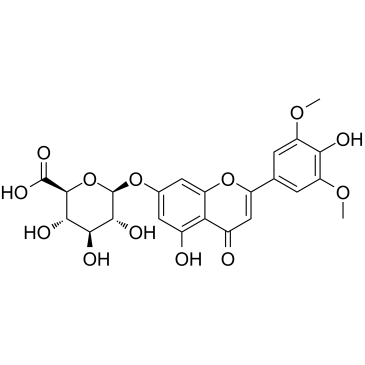 Chrysin-7-O-β-D-glucuronide图片