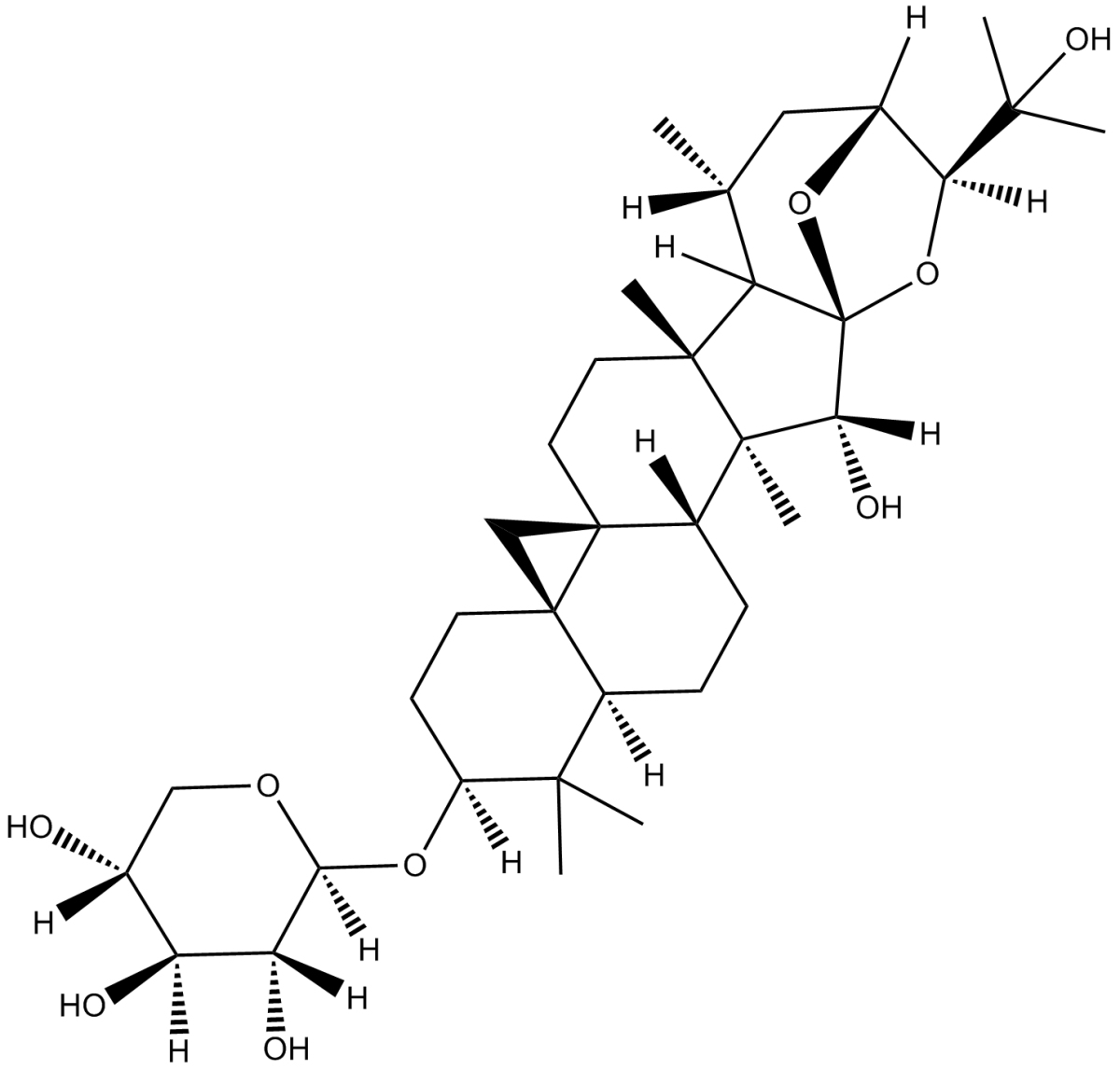 CiMigenol 3-β-D-xylopyranoside图片