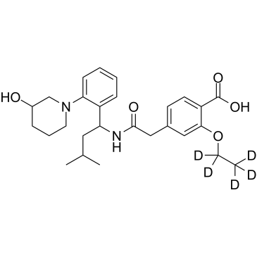 3'-Hydroxy Repaglinide D5图片