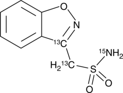 Zonisamide-13C2,15N图片