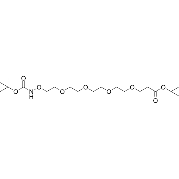 t-Boc-Aminooxy-PEG4-t-butyl ester图片