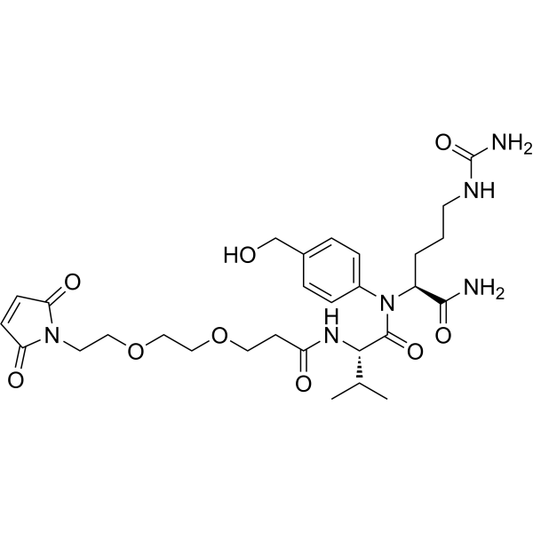 Mal-PEG2-Val-Cit-amido-PAB-OH图片