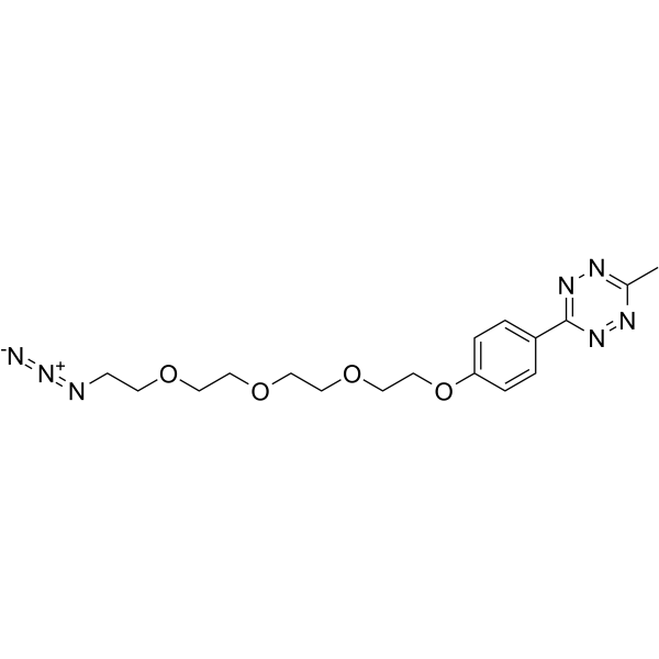 Methyltetrazine-Ph-PEG4-azide图片