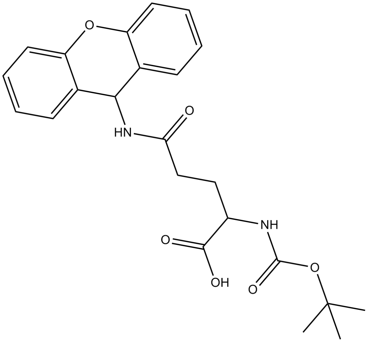 Boc-Gln(Xan)-OH图片