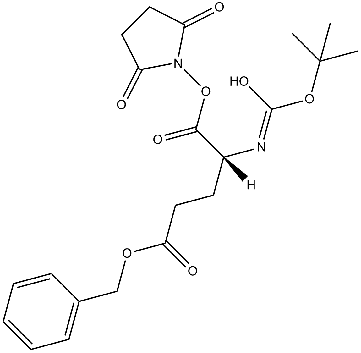 Boc-D-Glu(OBzl)-OSu图片