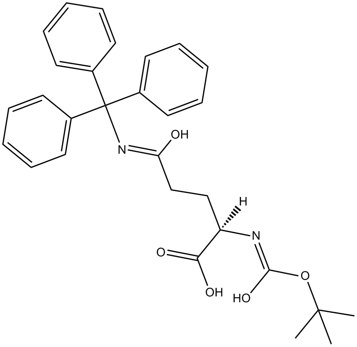 Boc-D-Gln(Trt)-OH图片