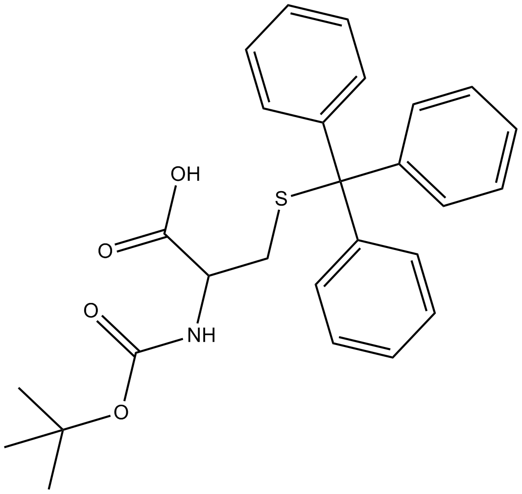 Boc-D-Cys(Trt)-OH图片