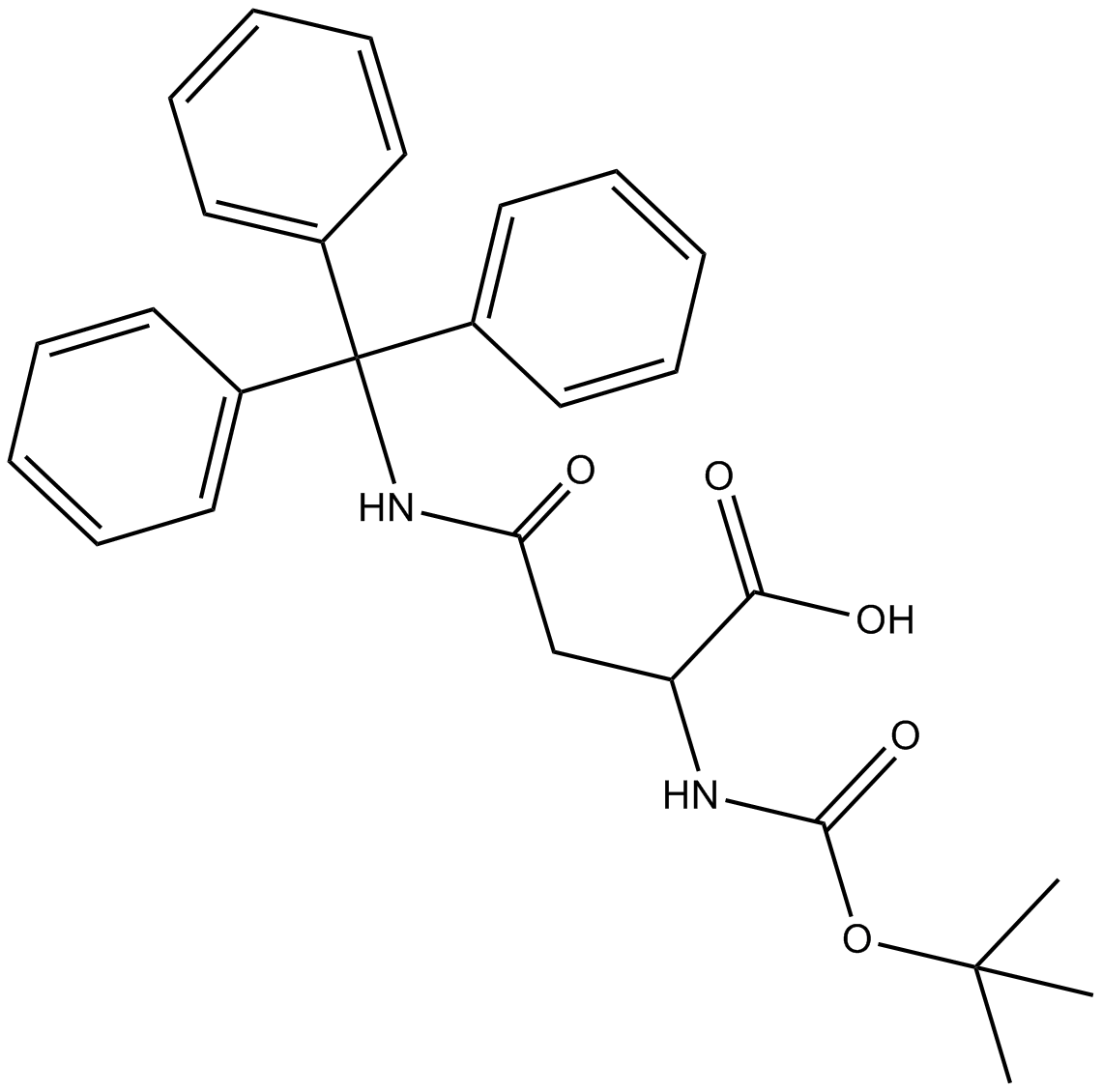 Boc-Asn(Trt)-OH图片