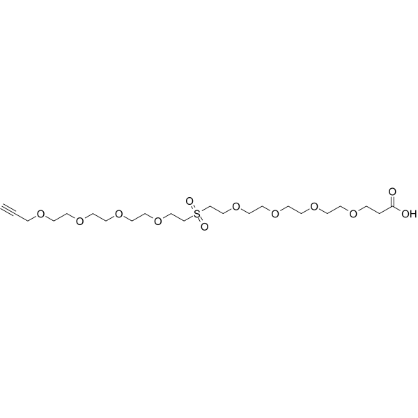 Propargyl-PEG4-Sulfone-PEG4-acid图片