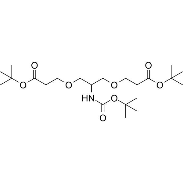 C-NH-Boc-C-Bis-(C-PEG1-Boc)图片