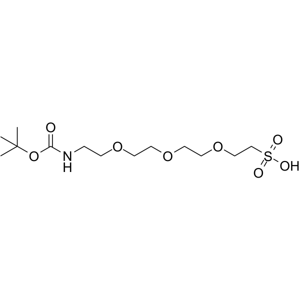 Boc-NH-PEG3-sulfonic acid图片