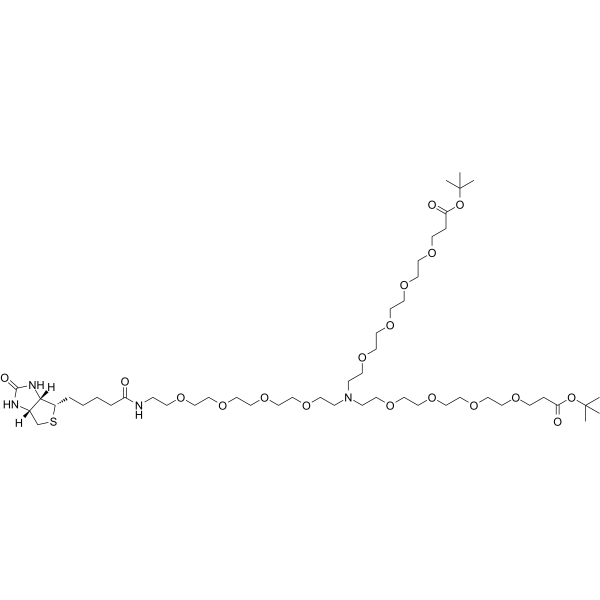 N-(Biotin-PEG4)-N-bis(PEG4-Boc)图片