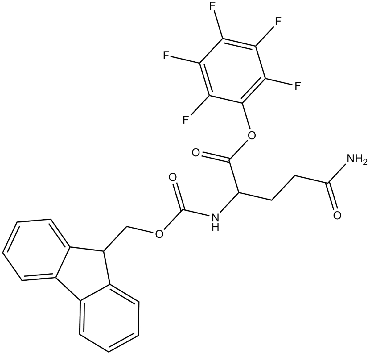 Fmoc-D-Gln-OPfp图片