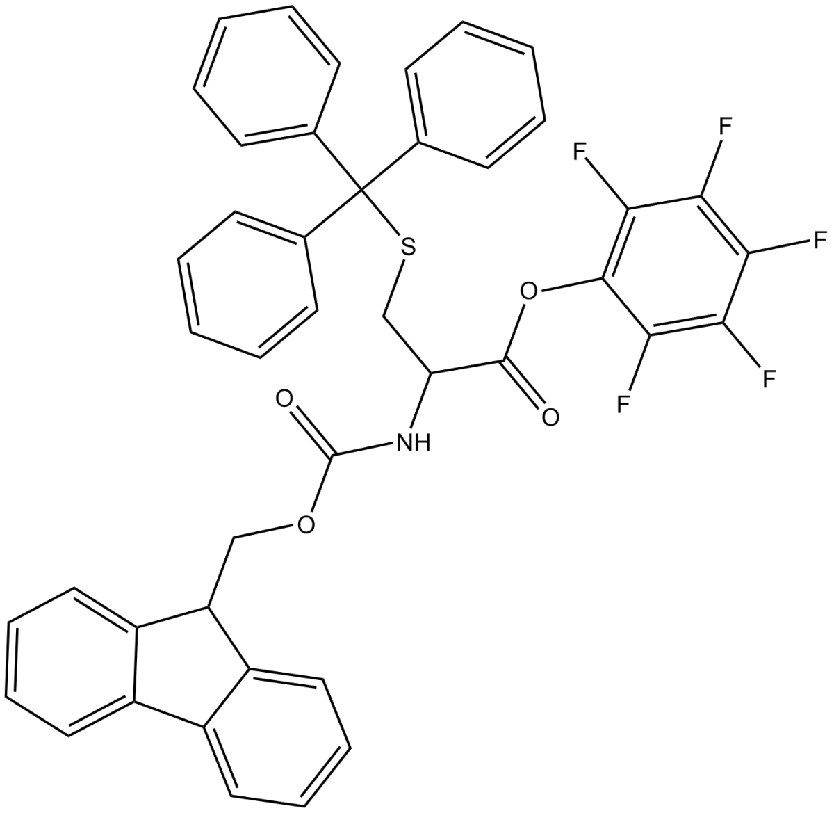 Fmoc-Cys(Trt)-Opfp图片