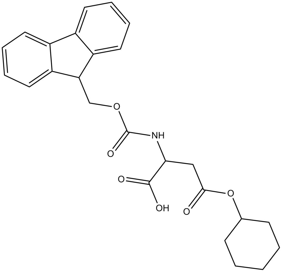 Fmoc-Asp(OcHex)-OH图片