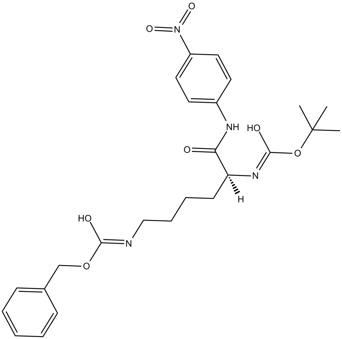 Boc-Lys(Z)-pNA图片