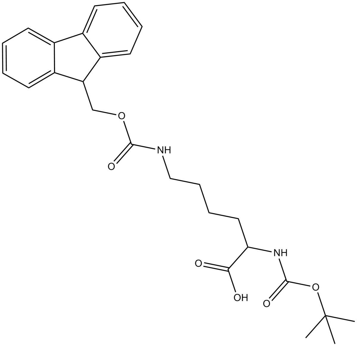 Boc-Lys(Fmoc)-OH图片