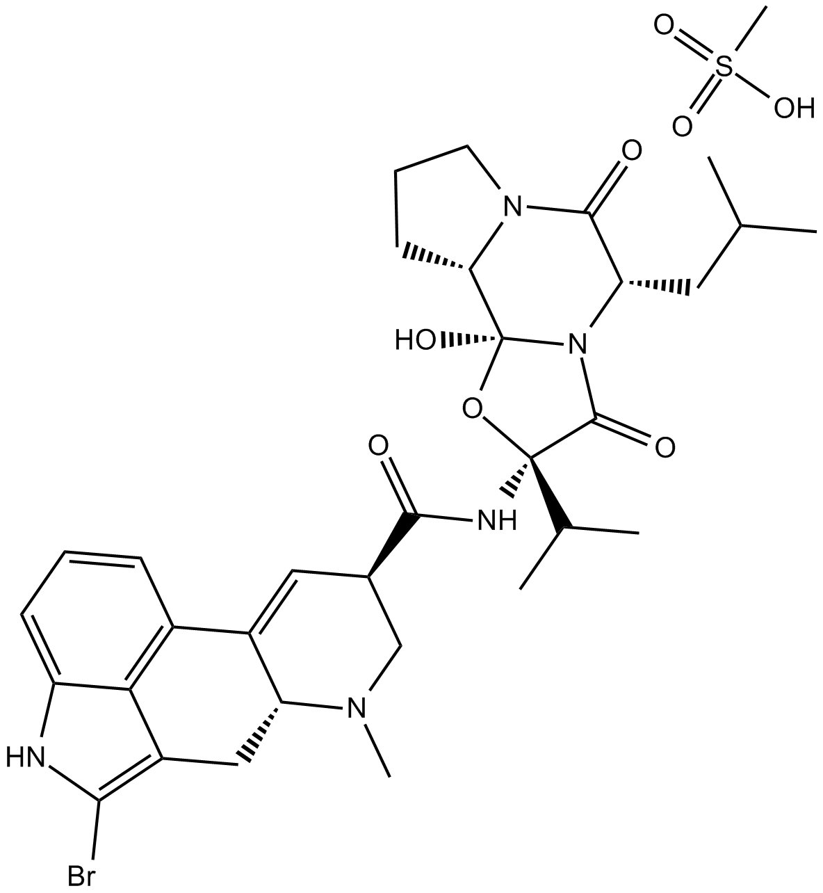 Bromocriptine mesylate图片