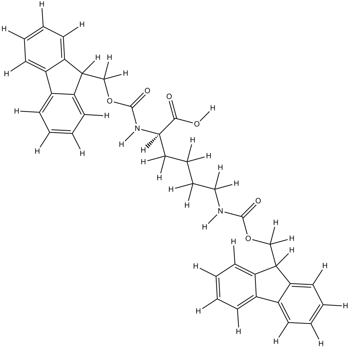 Fmoc-D-Lys(Fmoc)-OH图片