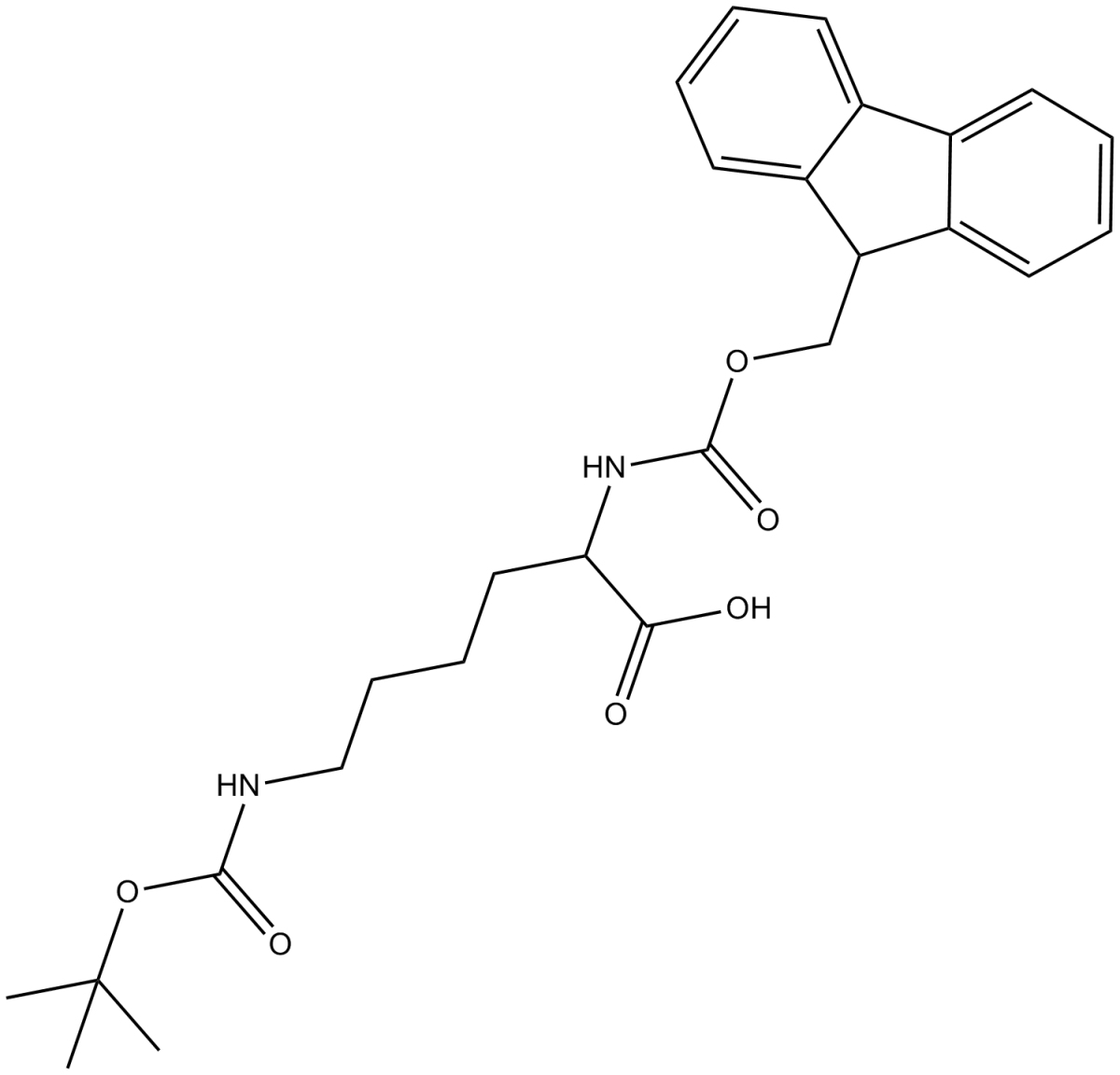 Fmoc-D-Lys(Boc)-OH图片