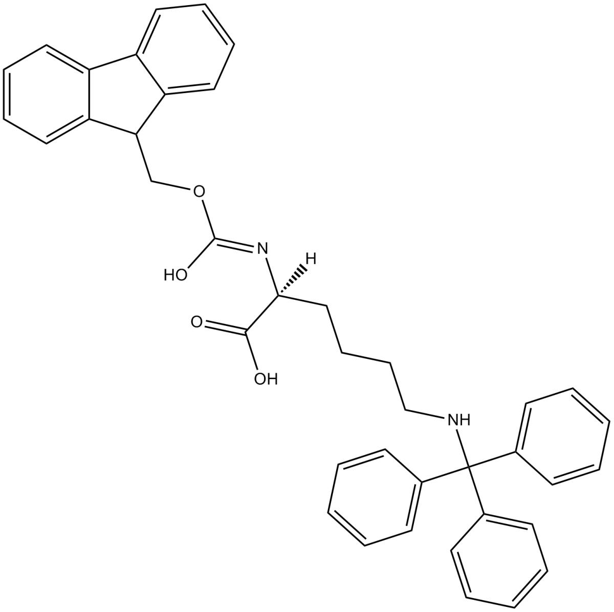 Fmoc-Lys(Trt)-OH图片