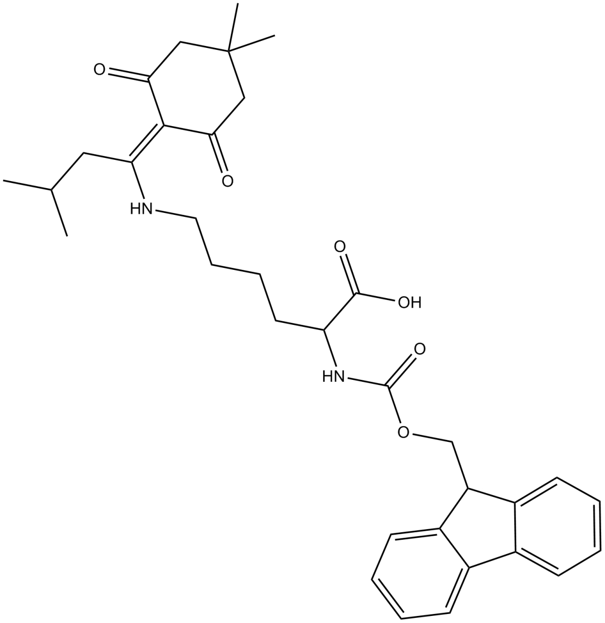Fmoc-Lys(ivDde)-OH图片