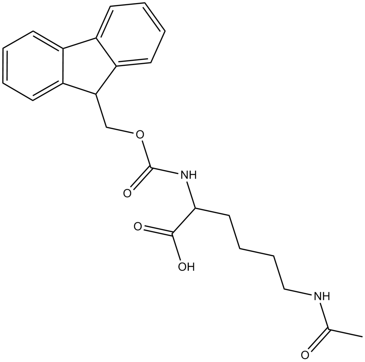 Fmoc-Lys(Ac)-OH图片