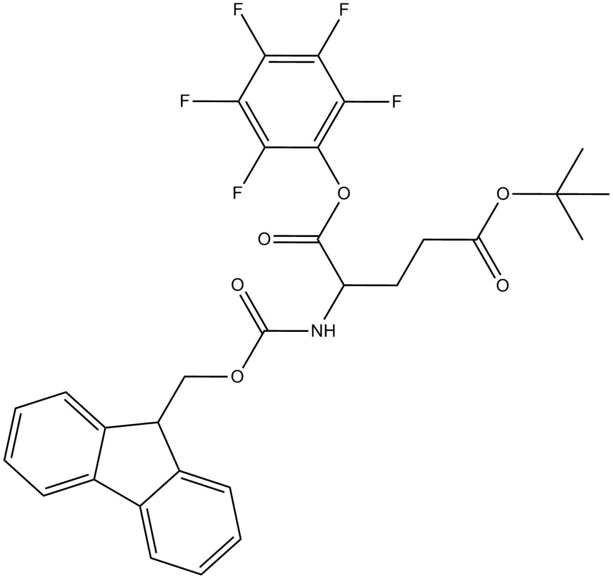 Fmoc-D-Glu(OtBu)-OPfp图片