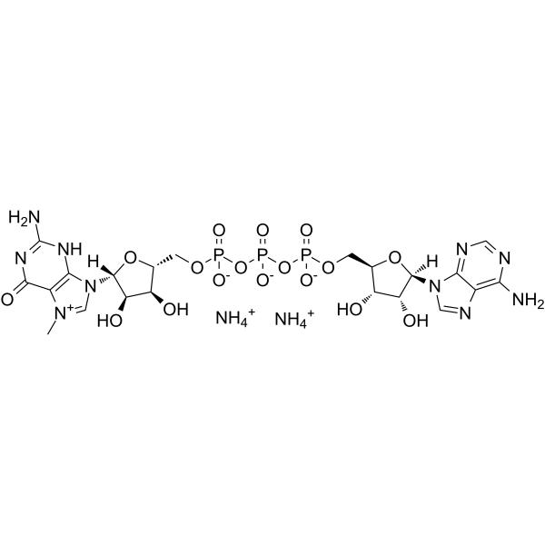 N7-Methyl-guanosine-5&rsquo-triphosphate-5&rsquo-adenosine diammonium图片