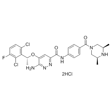 Ensartinib hydrochloride(X-396 hydrochloride)图片