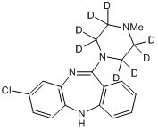 Clozapine-d8图片