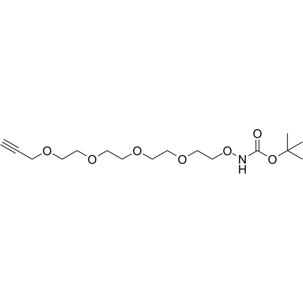 Boc-aminooxy-PEG4-propargyl图片