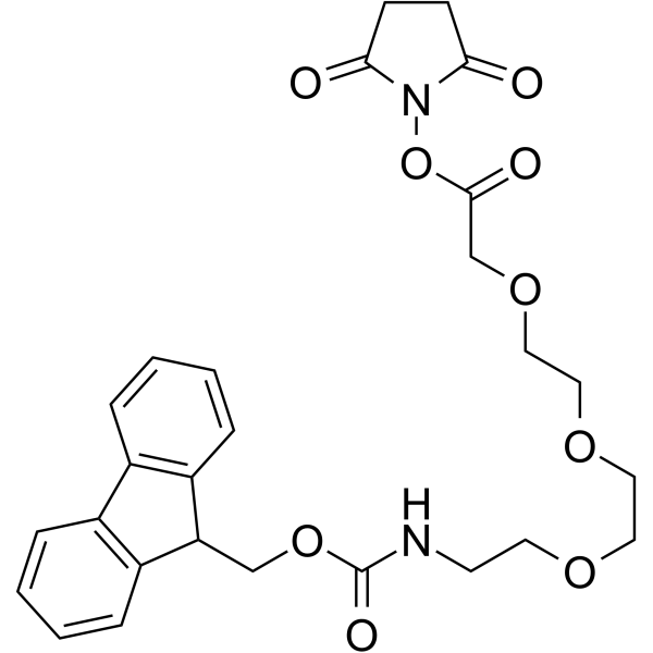 Fmoc-N-PEG3-CH2-NHS ester图片