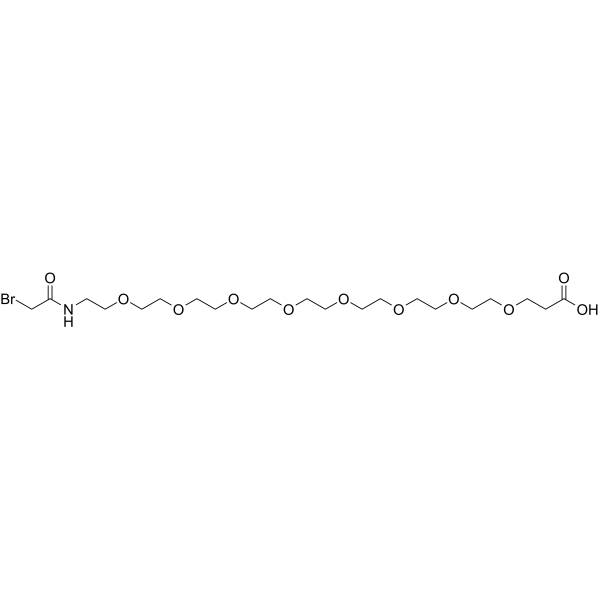 Bromoacetamido-PEG8-acid图片