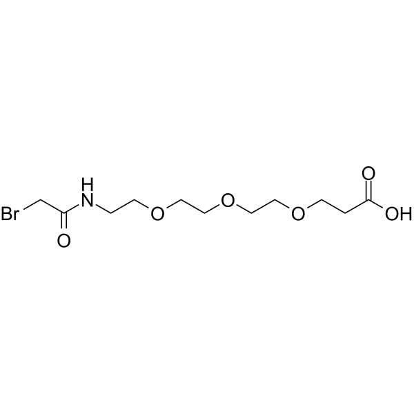 Bromoacetamido-PEG3-C2-acid图片