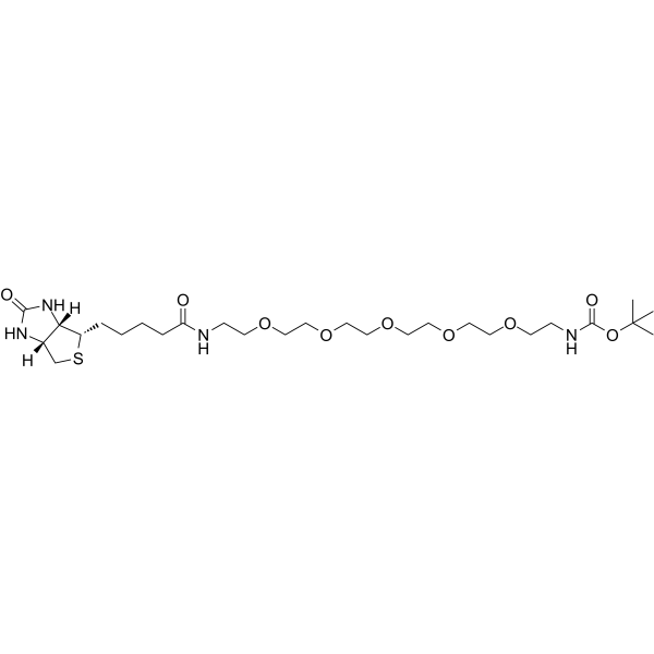 Biotin-PEG5-NH-Boc图片