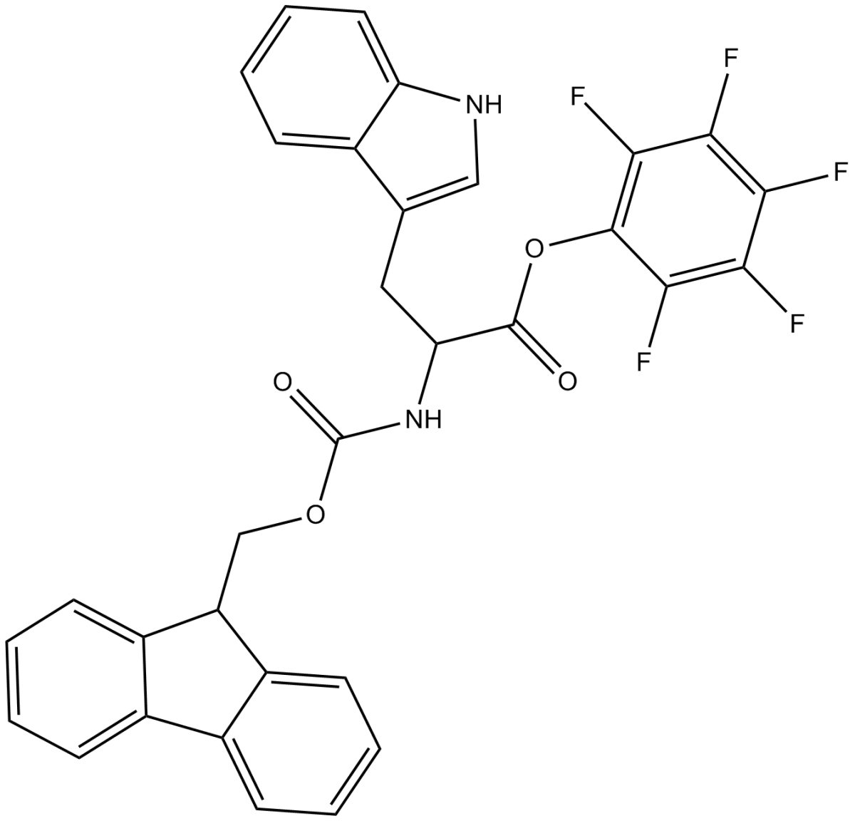 Fmoc-D-Trp-OPfp图片