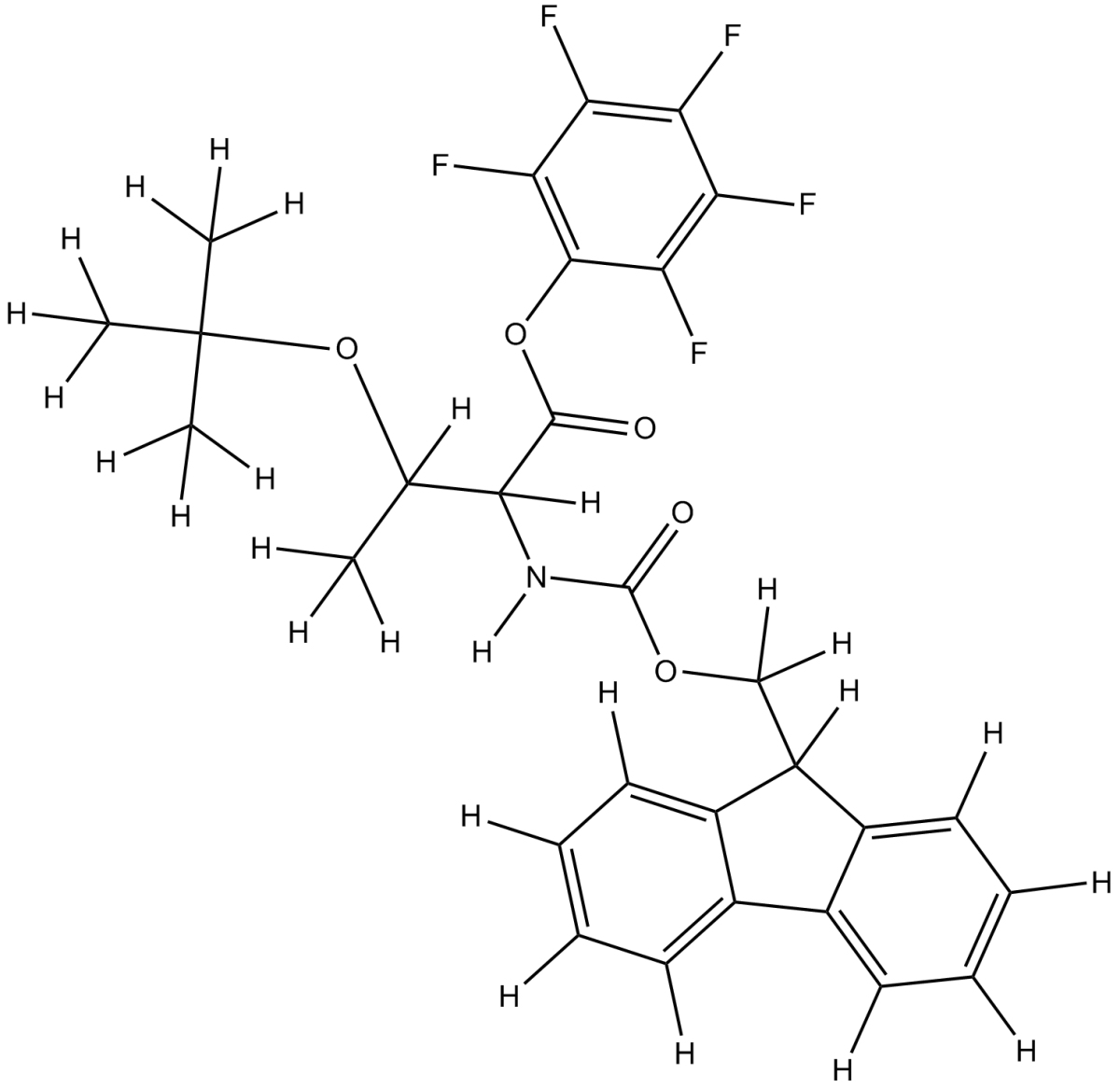 Fmoc-D-Thr(tBu)-OPfp图片
