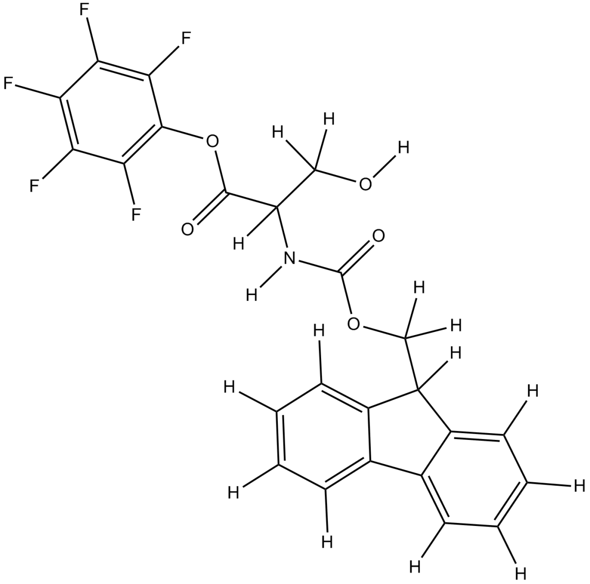 Fmoc-D-Ser(tBu)-OPfp图片