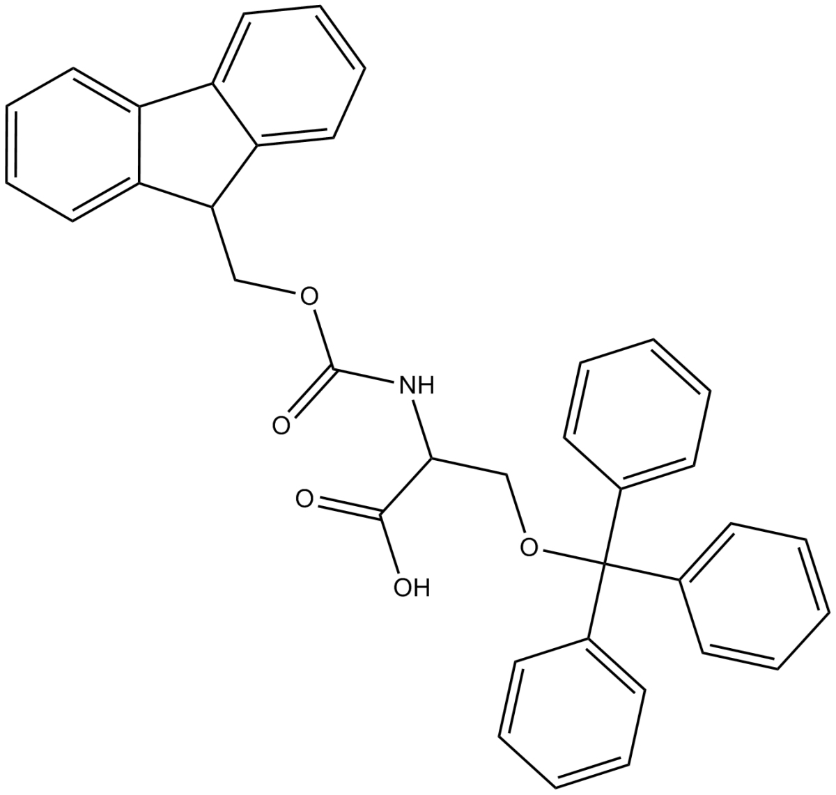 Fmoc-Ser(Trt)-OH图片