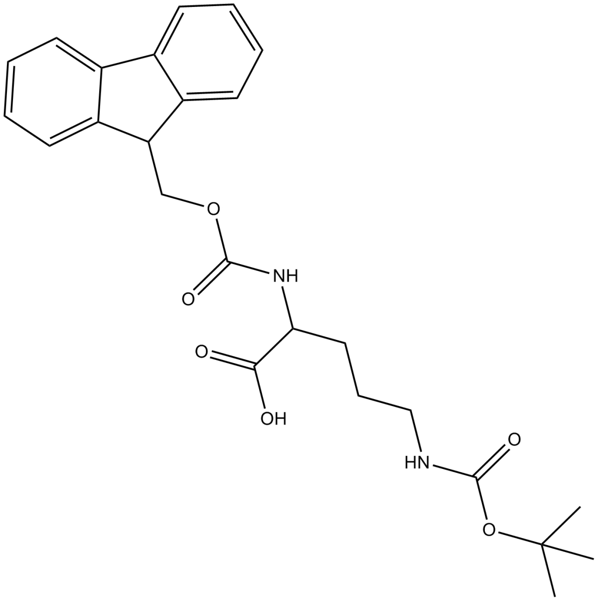 Fmoc-Orn(Boc)-OH图片
