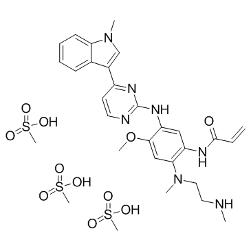 AZ7550 Mesylate(AZ7550 trimesylate salt)图片