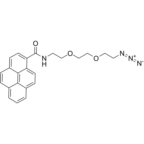 Pyrene-PEG2-azide图片
