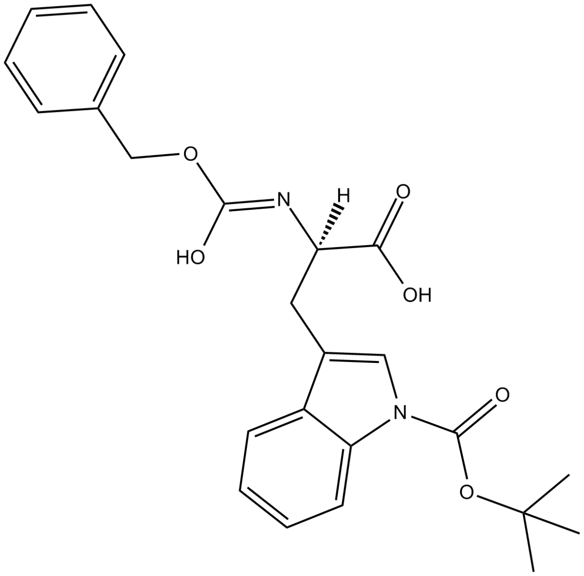 Z-D-Trp(Boc)-OH图片