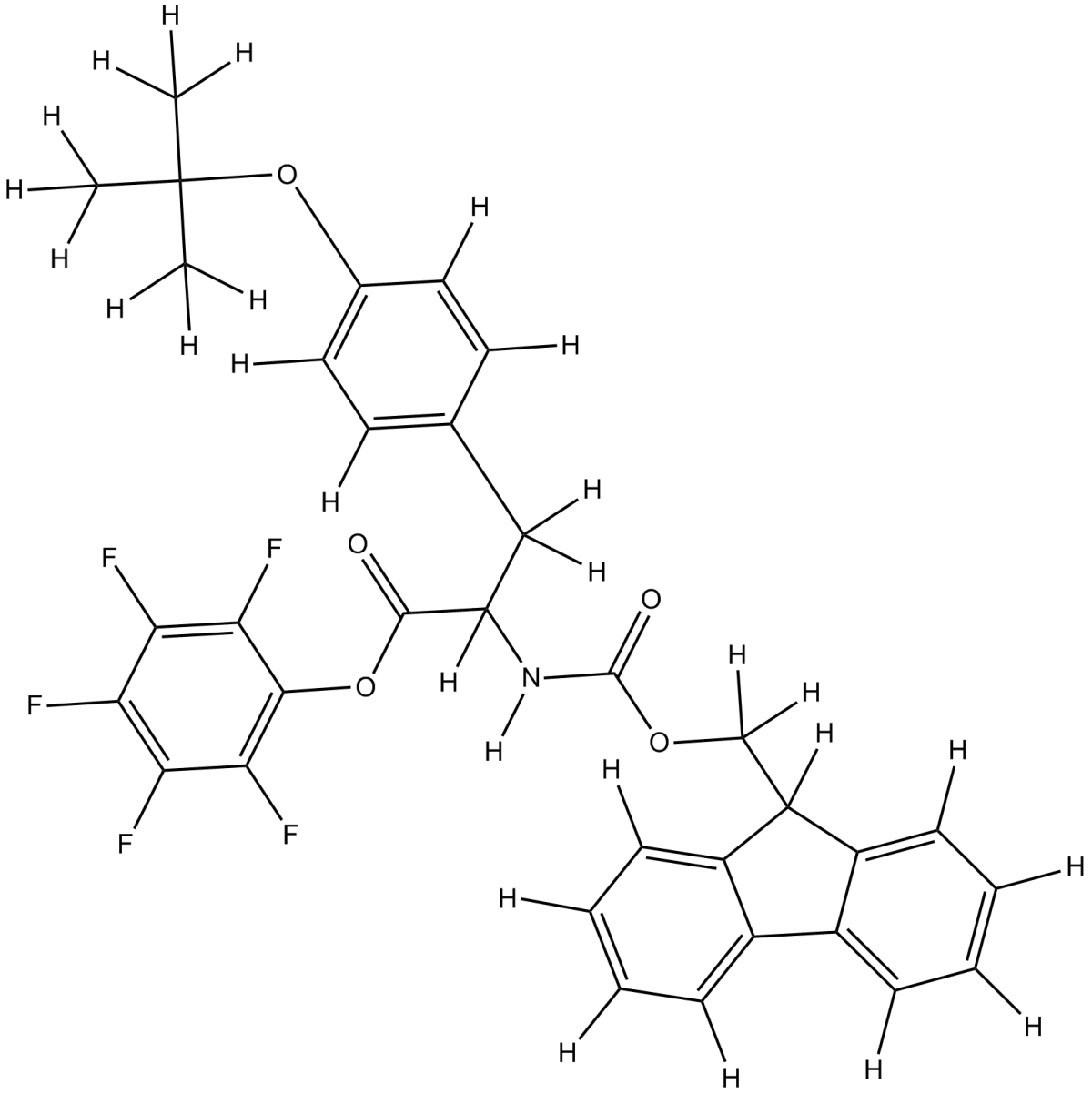 Fmoc-D-Tyr(tBu)-OPfp图片